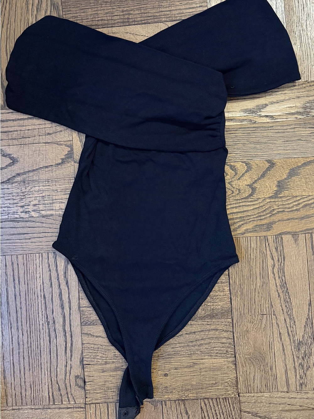 Zara Black Off-Shoulder Bodysuit